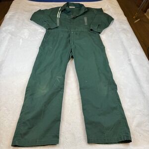 Vintage Unitog Union Made Green Workwear Coveralls Jumpsuit Men Large